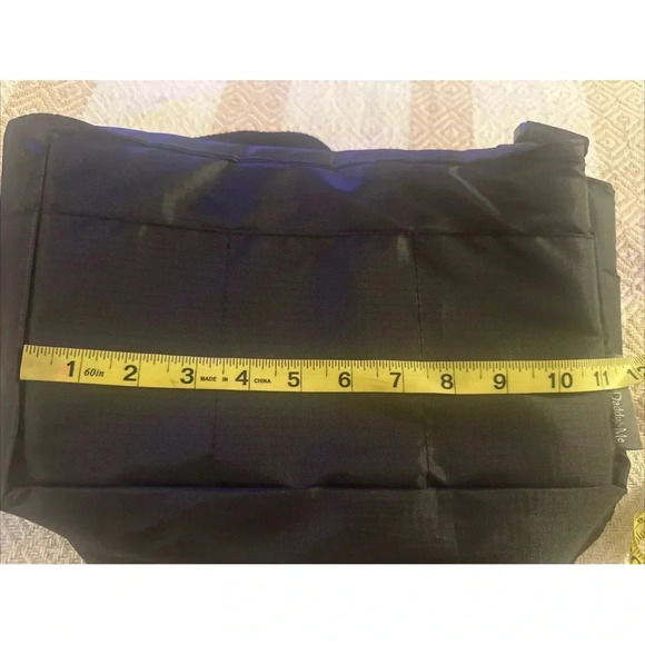 New Mommie Daddy & Me Small Diaper Tote Bag Purse 12 Pockets Dividers 11x7x5.5” - Picture 5 of 6